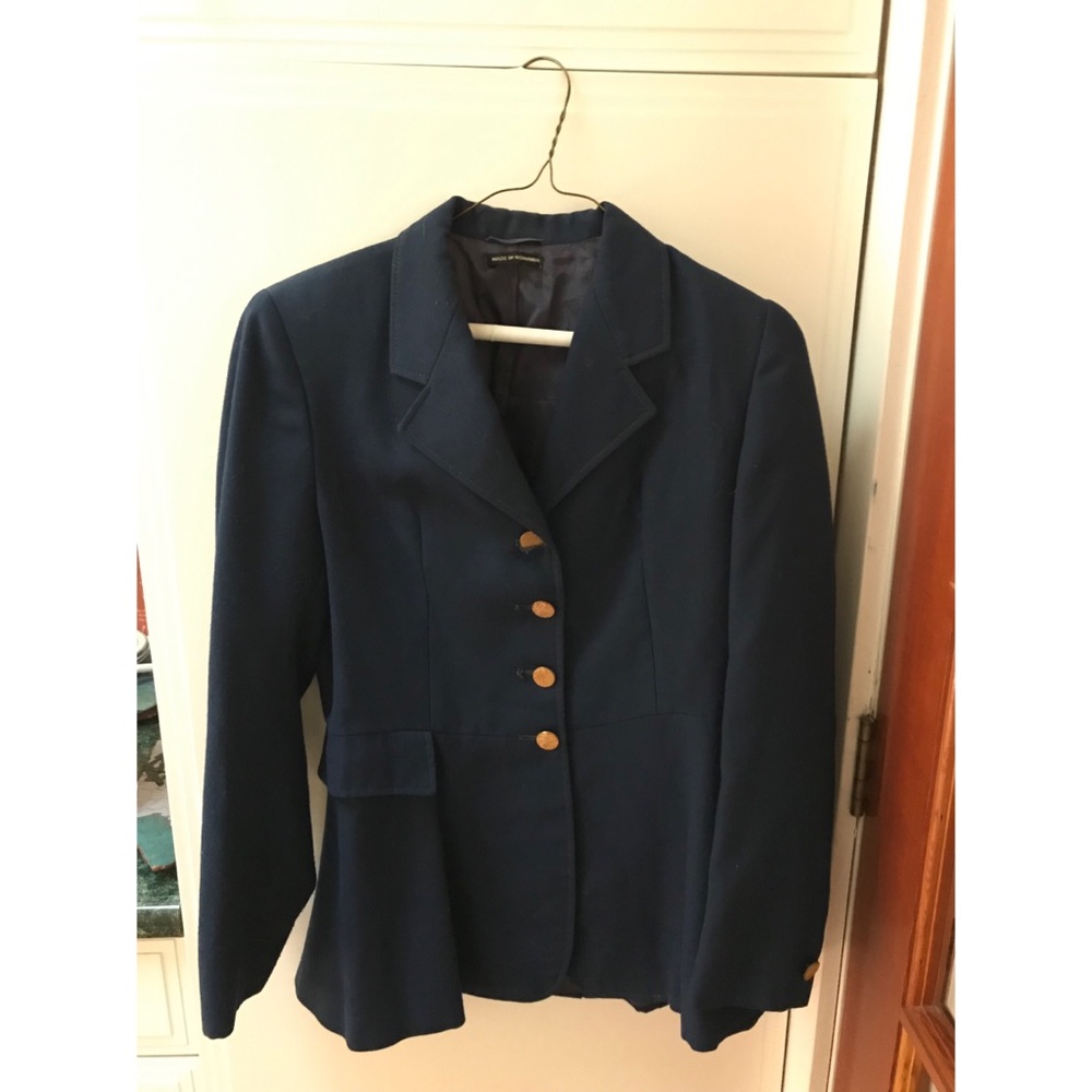 Navy Blue Equestrian Show Coat